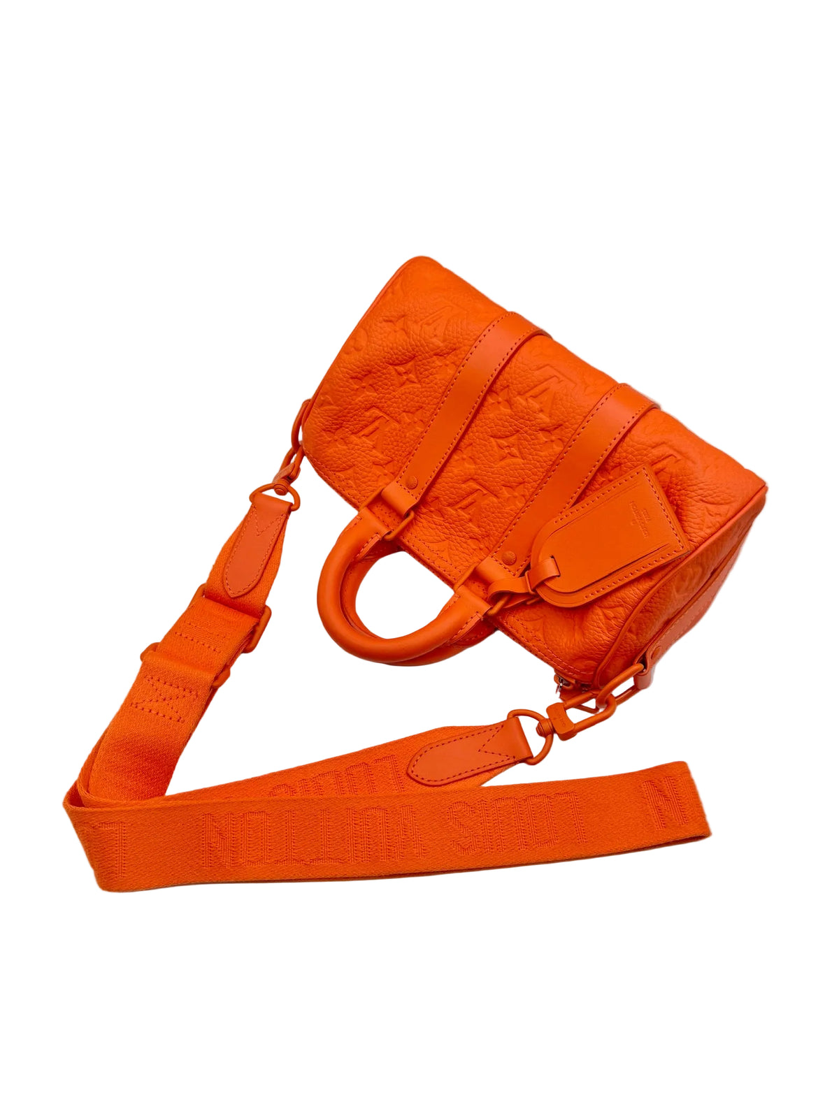 Louis Vuitton Orange Keepall Bandoulière 25