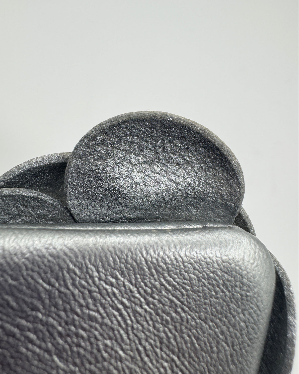 Chanel Silver Camellia Mini Flapbag