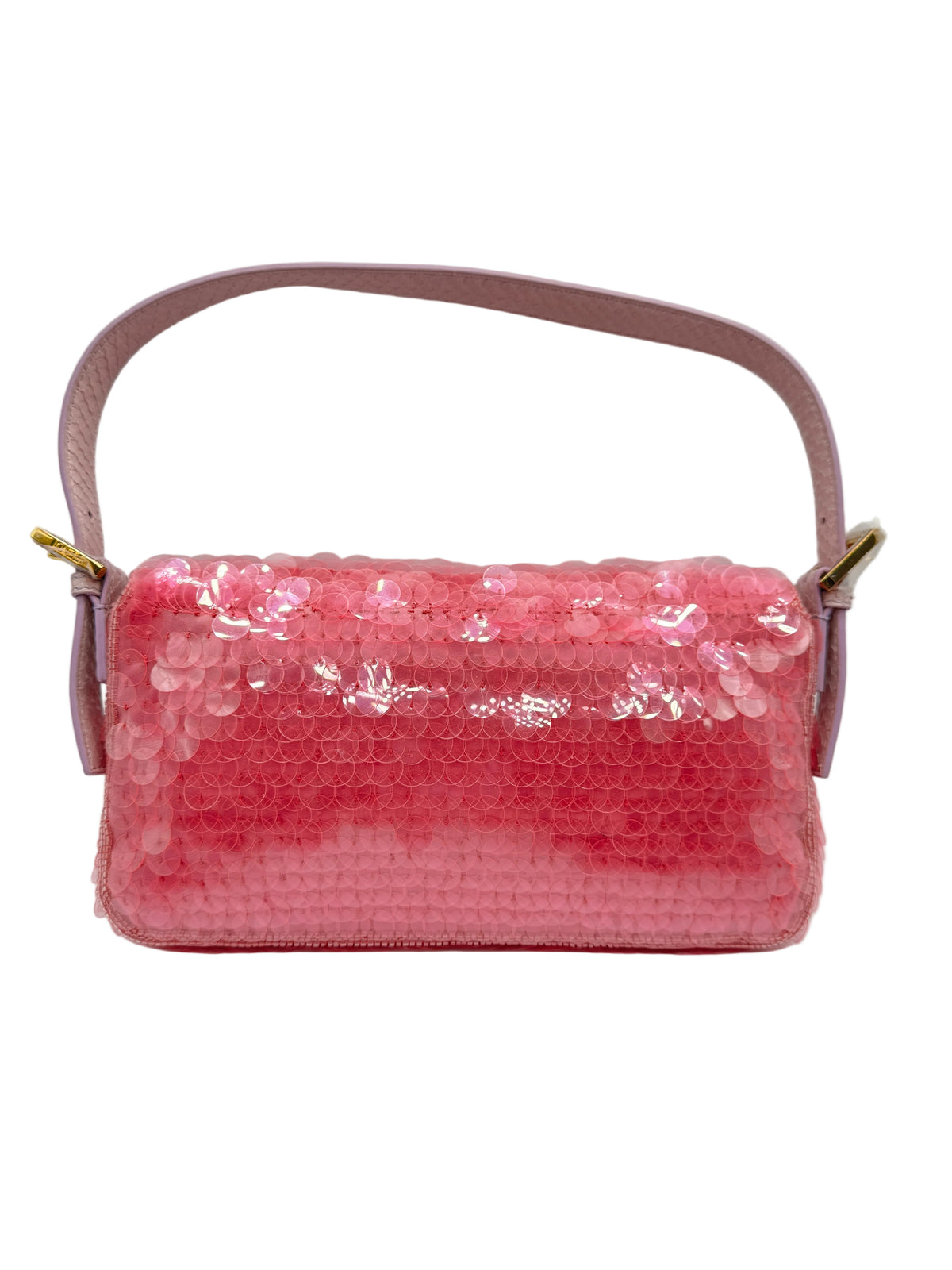 FENDI Pink Sequin Baguette
