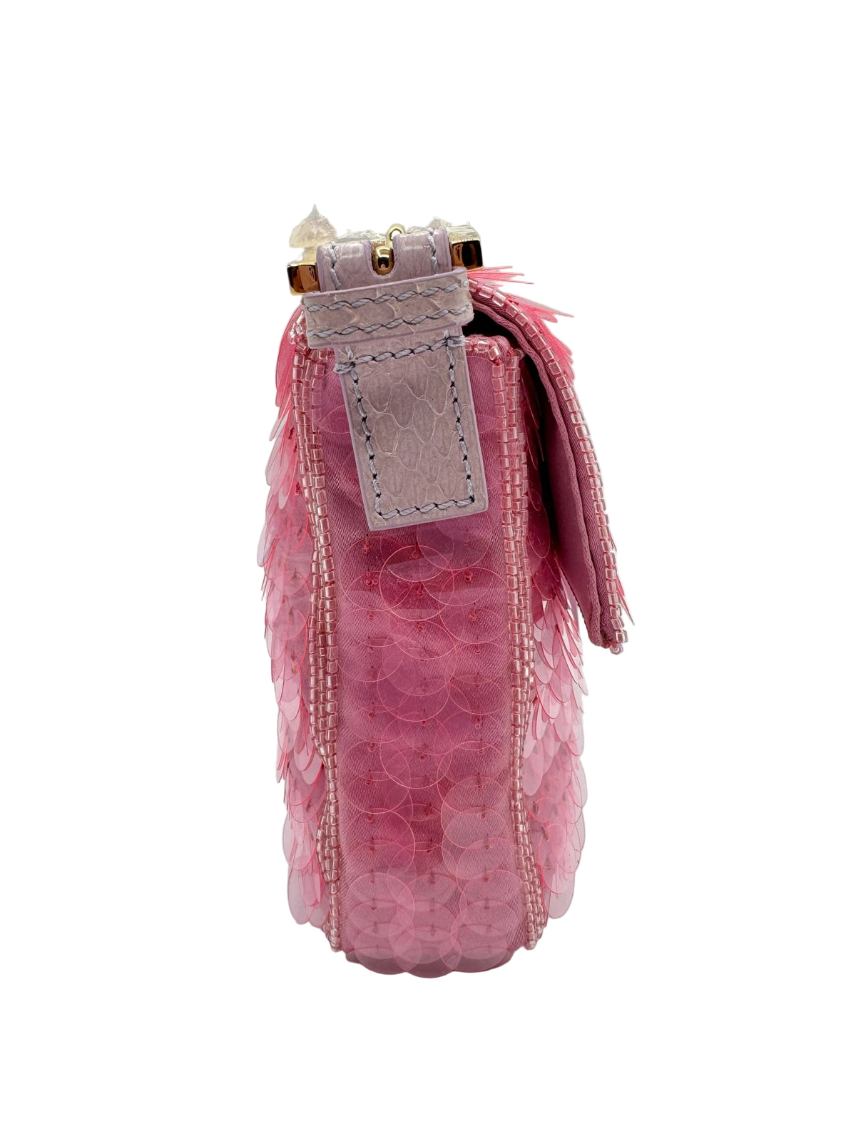 FENDI Pink Sequin Baguette
