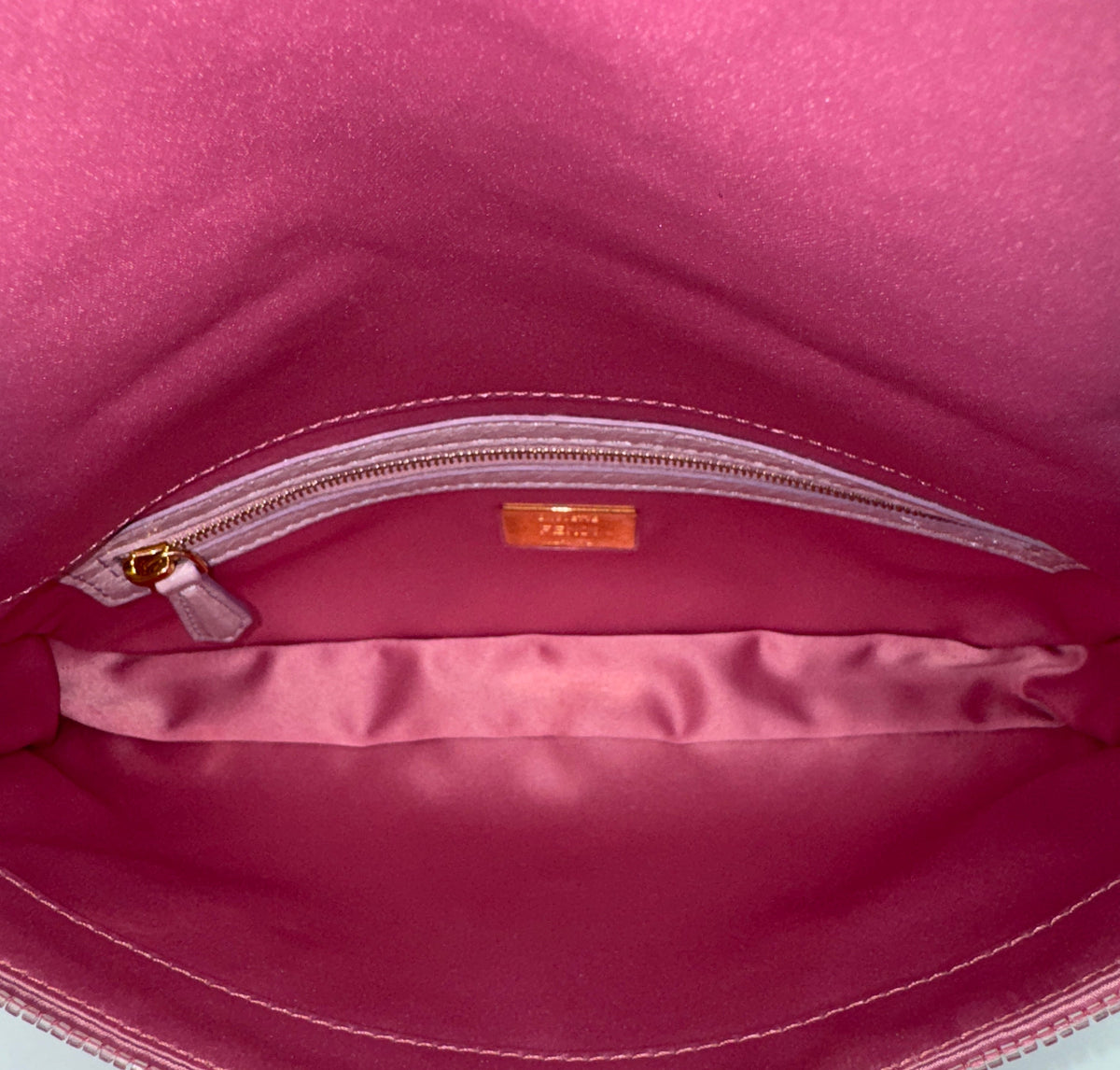 FENDI Pink Sequin Baguette
