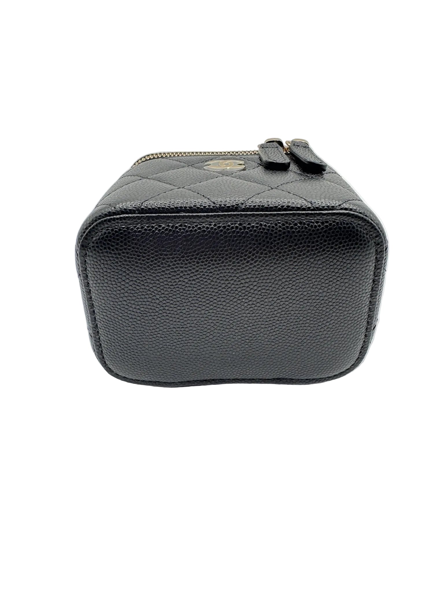 Chanel Black Caviar Mini Box Vanity Bag
