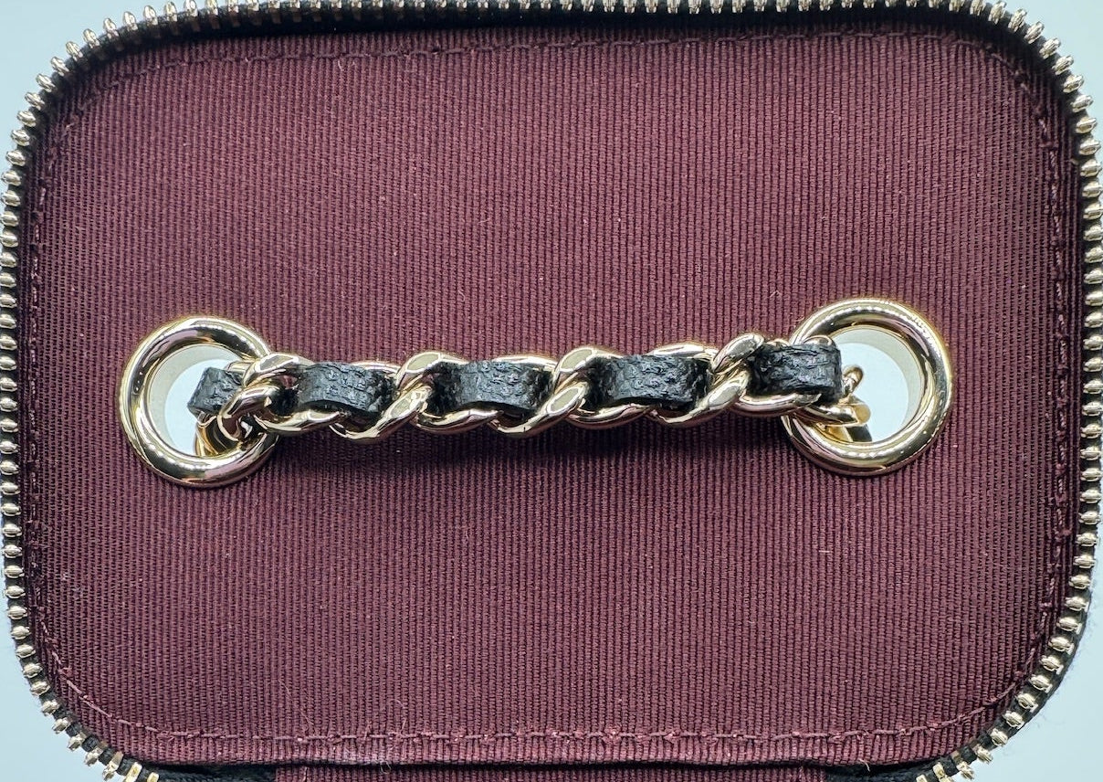 Chanel Black Caviar Mini Box Vanity Bag