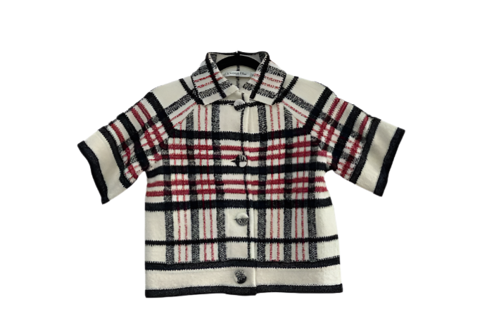 Dior White Red and Black Short Sleeve Jacket